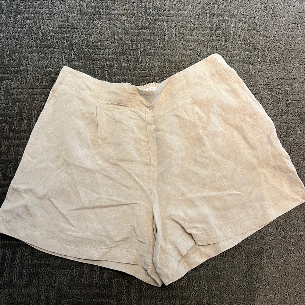LOFT High Waist linen Shorts